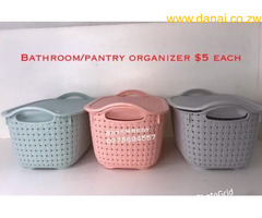 Bathroom/pantry organizer and other home equipment