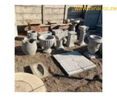 Concrete pots,veranda pillars,planters,vases and other outdoor garden products