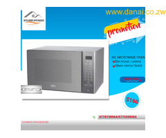 defy 30l microwave touch mirror finish